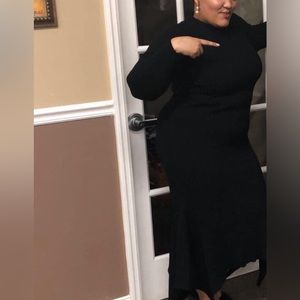 Black mermaid dress